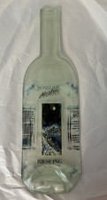 Flattened MOSELLAND ARSVITIS Reisling Glass Wine Bottle