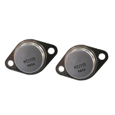 2 Stück 2N2955 PNP Leistungstransistor Triode 100V 15A 110W