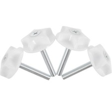 4 Pcs Bed Frame Bolts Headboard Fixings and Washers Rail Hardware