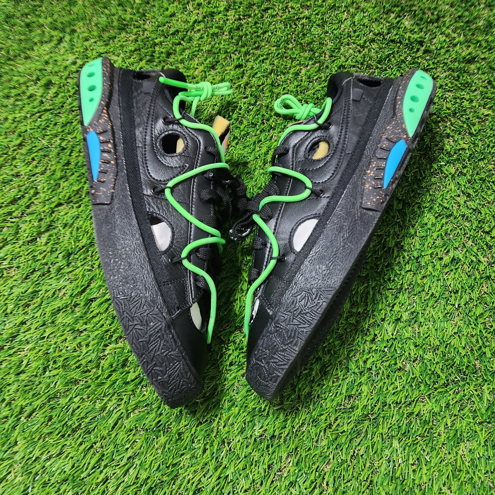 OFF WHITE X NIKE Nike Blazer Low x Off White Nero Taglia 8 5