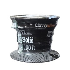 Cerrowire 100 ft. 12 Gauge Green Solid Copper THHN Wire