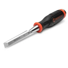 1/2 In. Wood Chisel with Grip and Striking End Cap