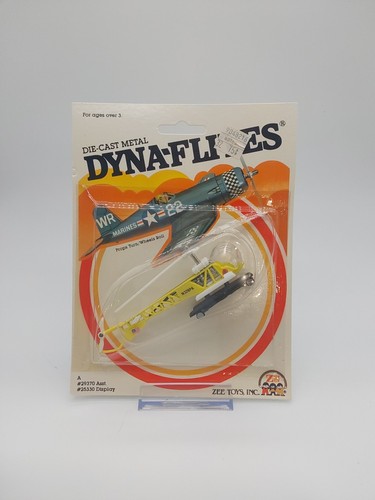 Vintage Super Dyna-flites Diecast Model Airplane in Package #13