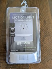 SnapPower MotionLight Motion Detecting Night Light Wall Plate Bright/Dim/Off
