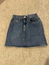 Old Navy Girls Denim High Waisted Skirt Size L 10-12