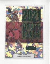 2021-22 Contenders '21 Draft Class Green Ice #3 Evan Mobley Rookie Cavaliers