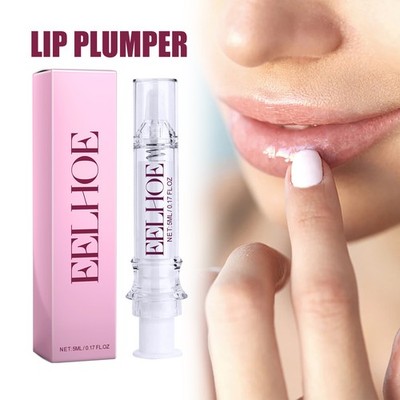 Plumping Lip Gloss, Hydrating Treatment, Moisturizing Lip Care with Ginger Mint