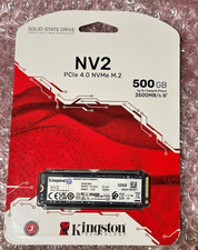 🆕🔥 Kingston NV2 500GB NVMe SSD (SNV2S/500G) • PCIe M.2 2280 • NEW Sealed 🚀💾