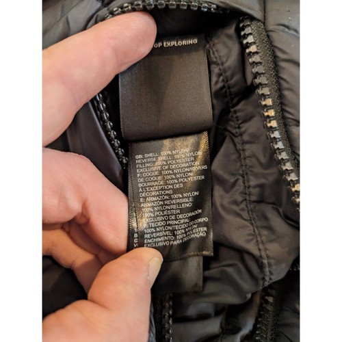 Men's The north face reversible puffer jacket olive/black size large mens - Picture 5 of 5