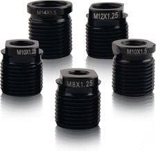 Shift Knob Adapter Set of 5, Aluminum Alloy Thread Adapters for Co Color: 5pcs