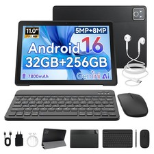 11-zoll Android 16 Tablet 32GB RAM 256GB ROM 7800mAh WiFi-6 Penta-core
