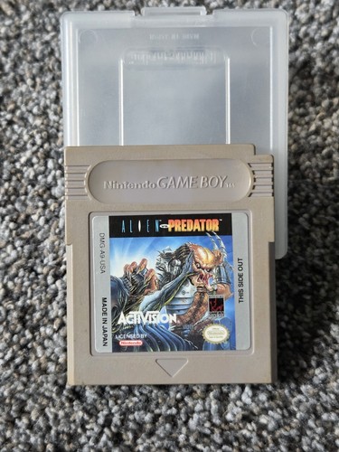 Alien vs Predator (Nintendo GameBoy, 1993) Cartridge Only W/ Case Tested
