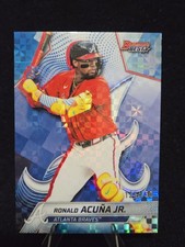 2025 Bowman's Best - Ronald Acuña Jr. #13 Blue X-Fractor /150