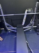 -Hammer Strength-Life Fitness Olympic Flat Bench Press Commercial Gym Equipment 