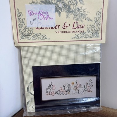 Lavender & Lace Counted Cross Stitch Chart Pattern L&L12 Enchanted Alphabet New