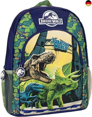 Jurassic World Kinder Rucksack Dinosaurier Blau