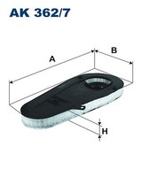 Filtron AK362/7 Luftfilter FüR Bmw 5 F10 F11 F07 7 F01-F04 2.0D 3.0D 02.08-02.17