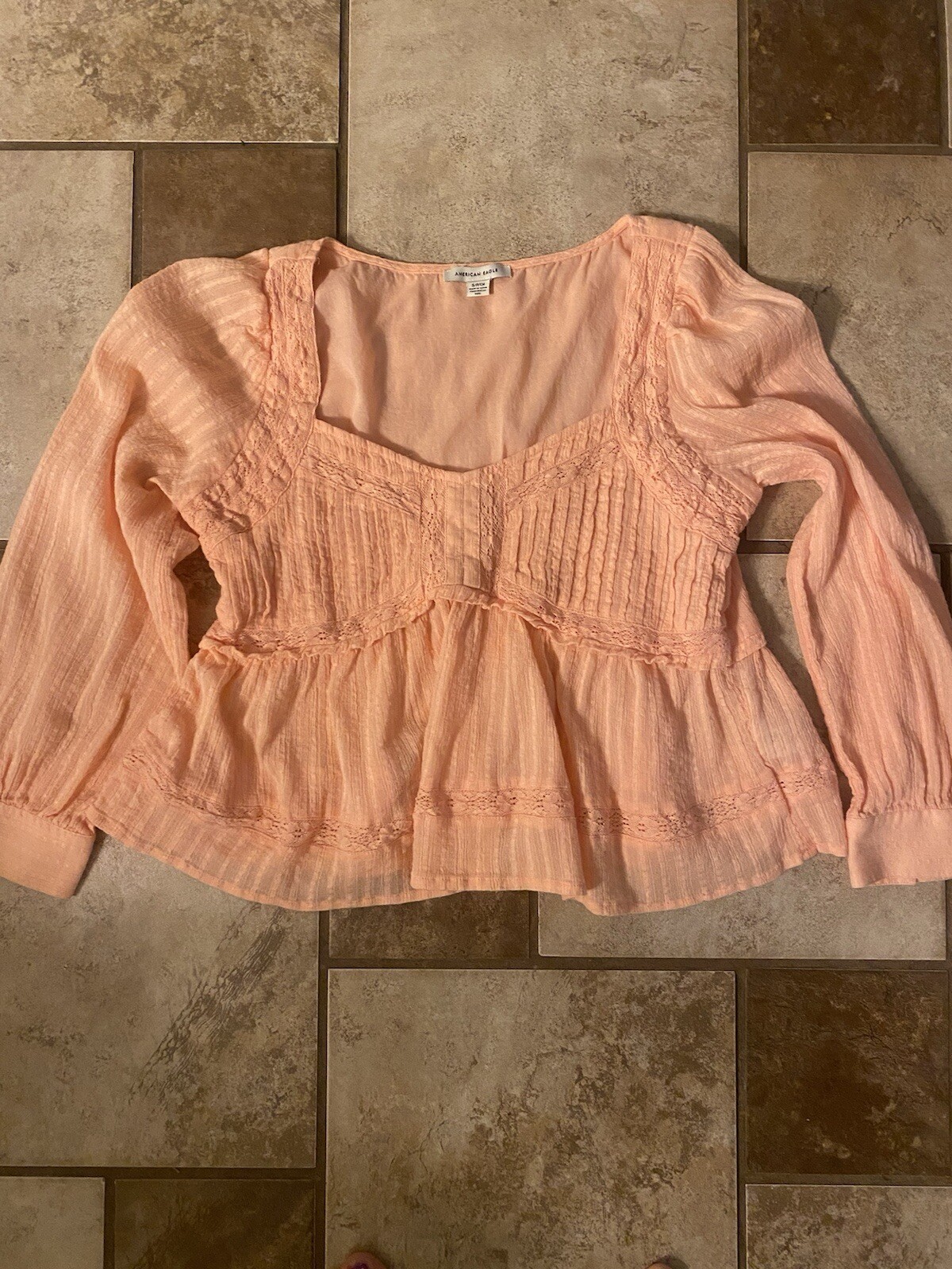 American Eagle Cropped Shirt - image 1