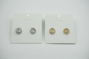 kate spade pave halo studs