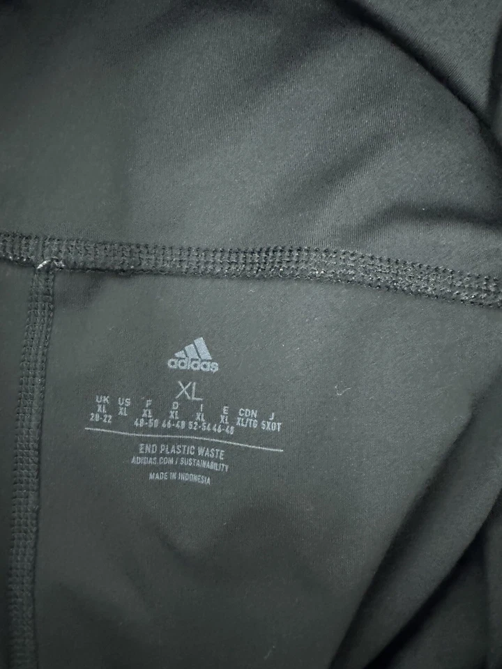 adidas Aeroready women's maternity leggings black pull on size XL - Image 4 of 4