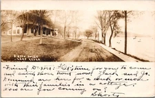 Real Photo Postcard Gibson House in Lake Keuka, Finger Lakes, New York