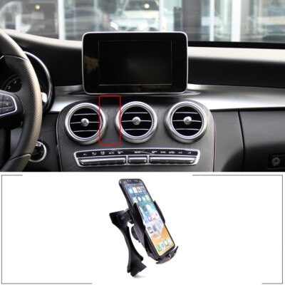 ABS Wireless Charge Mobile Phone Holder Mount For Benz C-Class GLC  2019-2021