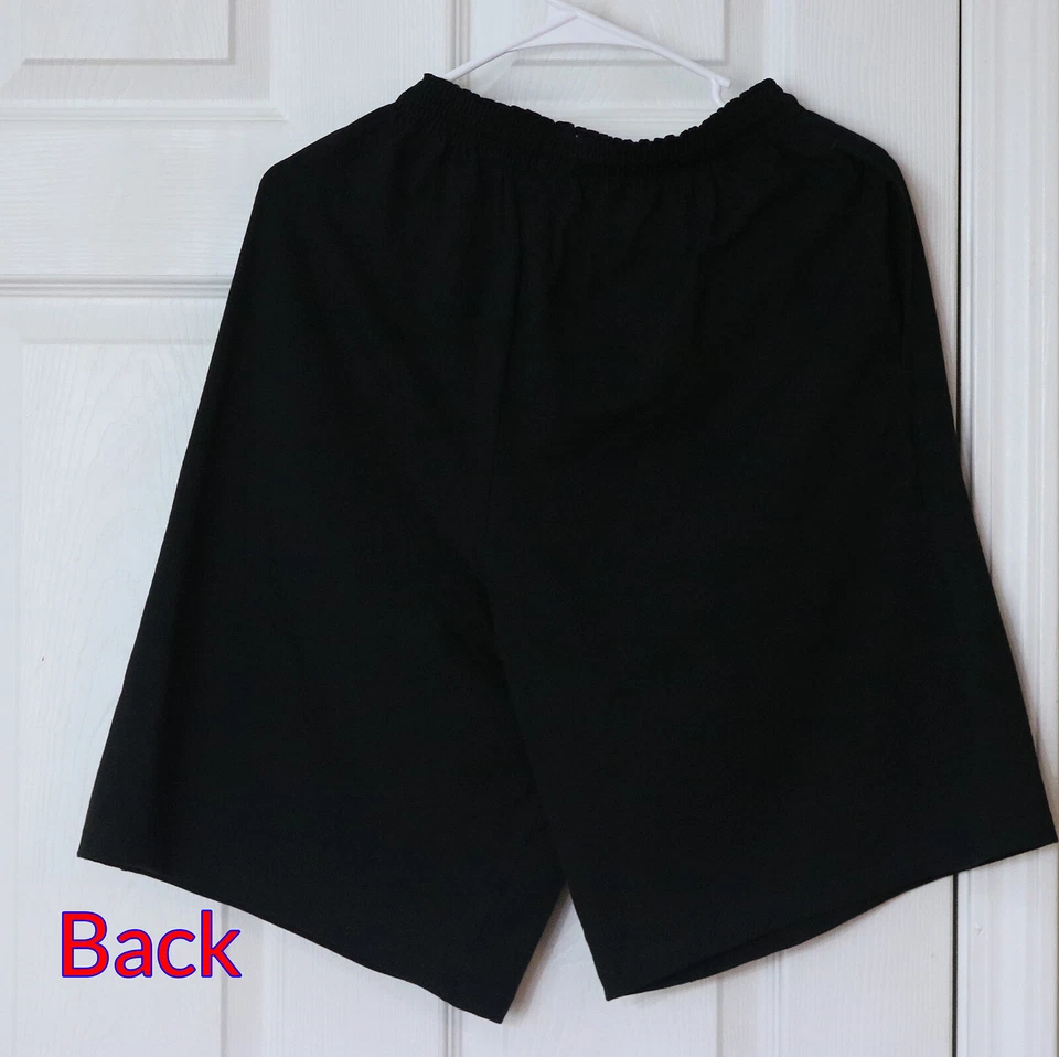 Champion Hombre Jersey Corto Con Bolsillos Logo Grande C (Negro, Talla Mediana) Foto 4 de 4