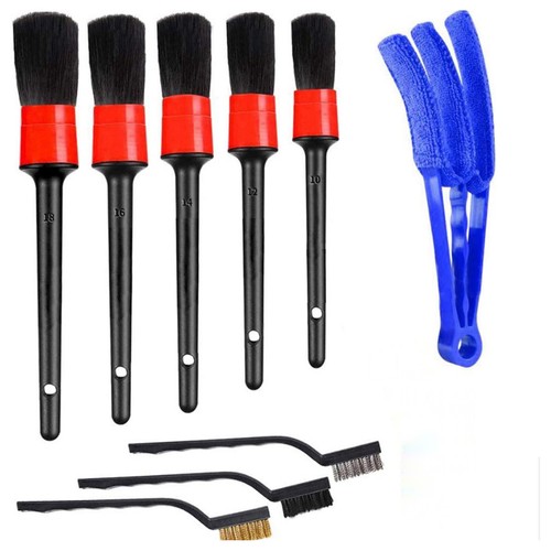 Car Detailing Brush Kits Set Engine Vehicle Wash Auto Rim Wheel Cleaning Tool - Bild 9 von 24