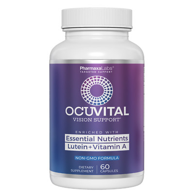 Ocuvital Vision Support - Enhance Eye Health & Reduce Eye Strain 60 Capsules