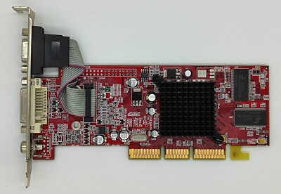 AGP Graphic Card PowerColor RV6DE-NB3 Ati Radeon Ve 7000 64MB DDR VGA DVI Tv-Out