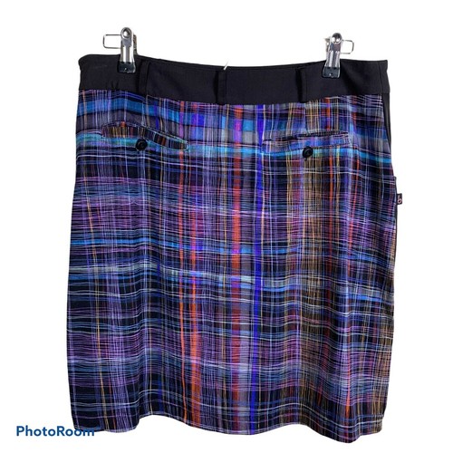 Birdee Sport Australia Wormen's size 6 Plaid Athleisure Skirt Skorts - Picture 5 of 8