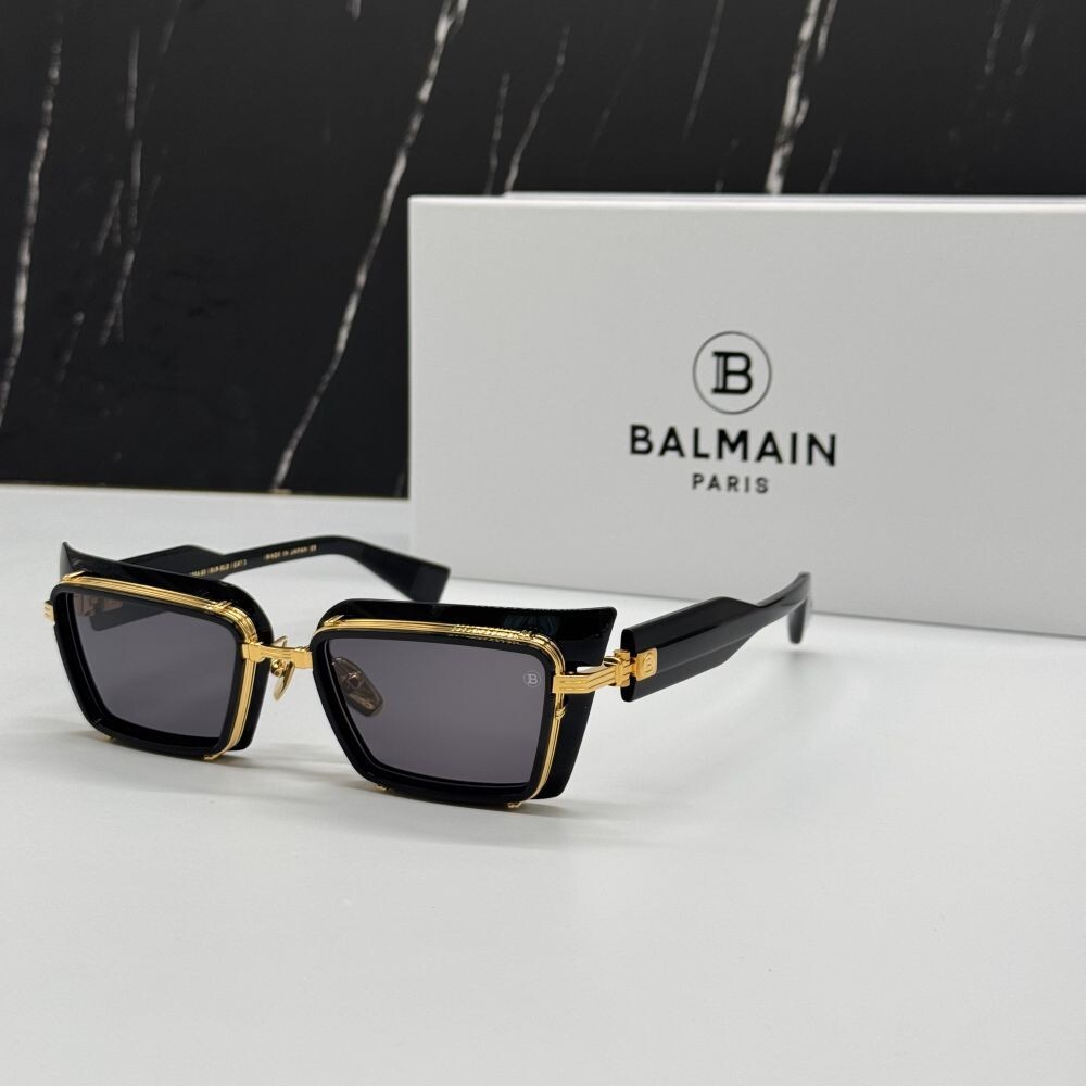 サングラス BALMAIN Woman Sunglasses Black BPS135A54A BLACK/GOLD NEW BALMAIN ADMIRABLE BPS-130A BLACK UNISEX BALMAIN