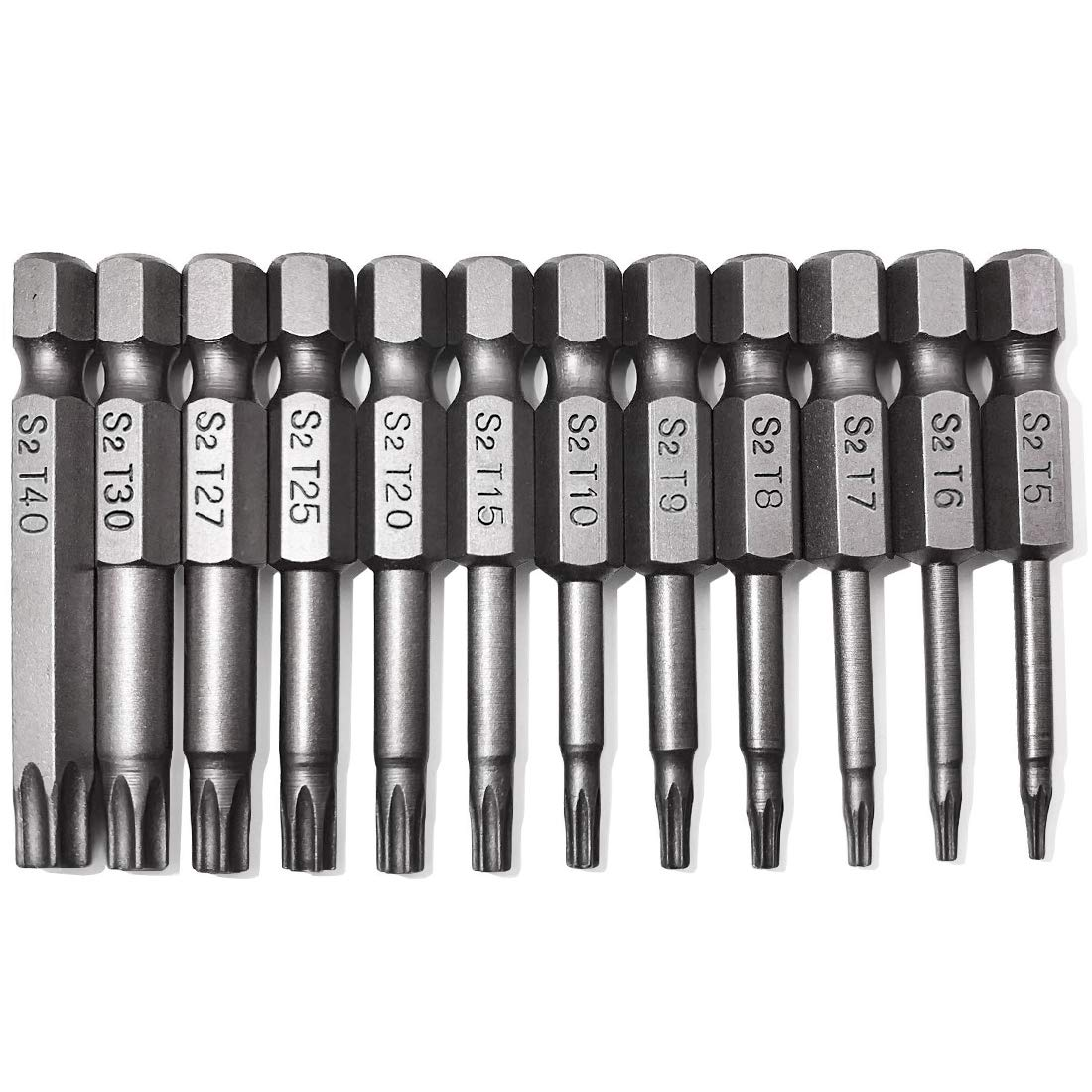 S2 Steel Magnetic Torx Screwdriver Bit Set Tamper Proof Star 6