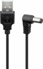 USB DC Ladekabel USB Stecker A auf DC Hohlste...