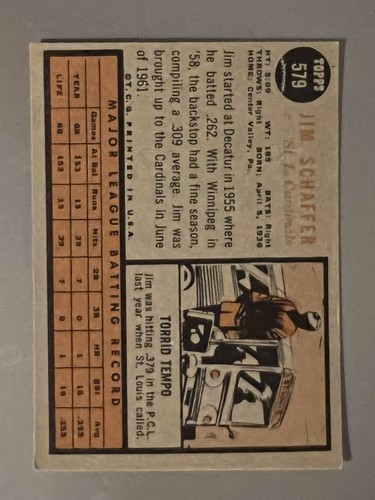 1962 Topps Baseball High Singles - 447-598 -- Scegli la tua carta - Completa il tuo set - Foto 313 di 325