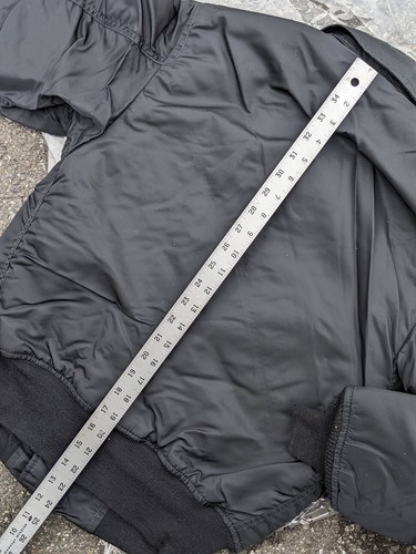 Chaqueta bombardero militar de vuelo militar CWU-45P Alpha Industries hecha en EE. UU. NEGRA XS - Imagen 8 de 12