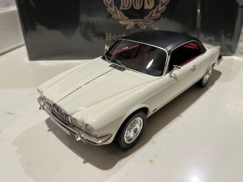 BOS Jaguar XJ 4.2C Light Beige / Black Roof 1974 in 1/18 Scale LE300 New Release