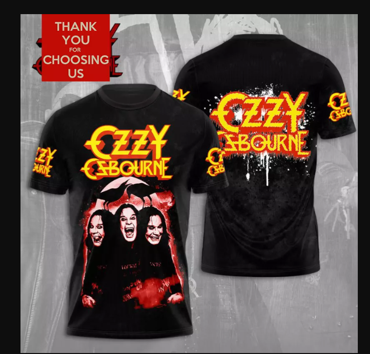 Unisex 3D Ozzy Osbourne Shirt 3D, shirt 3d printed 3d,, cute 3d,, all size