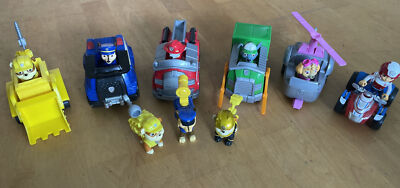PAW PATROL Paket SpinMaster - FAHRZEUGE+FIGUREN Chase, Rocky, Marshall, Ryder ..