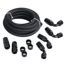 Lencool Racing 12an Fuel Line Kit Nylon Braided Hose Fitting Kit Cpe 10ft Black Lencool Racing 12an Fuel Line Kit Nylon Braided Hose Fitting Kit Cpe 10ft Black