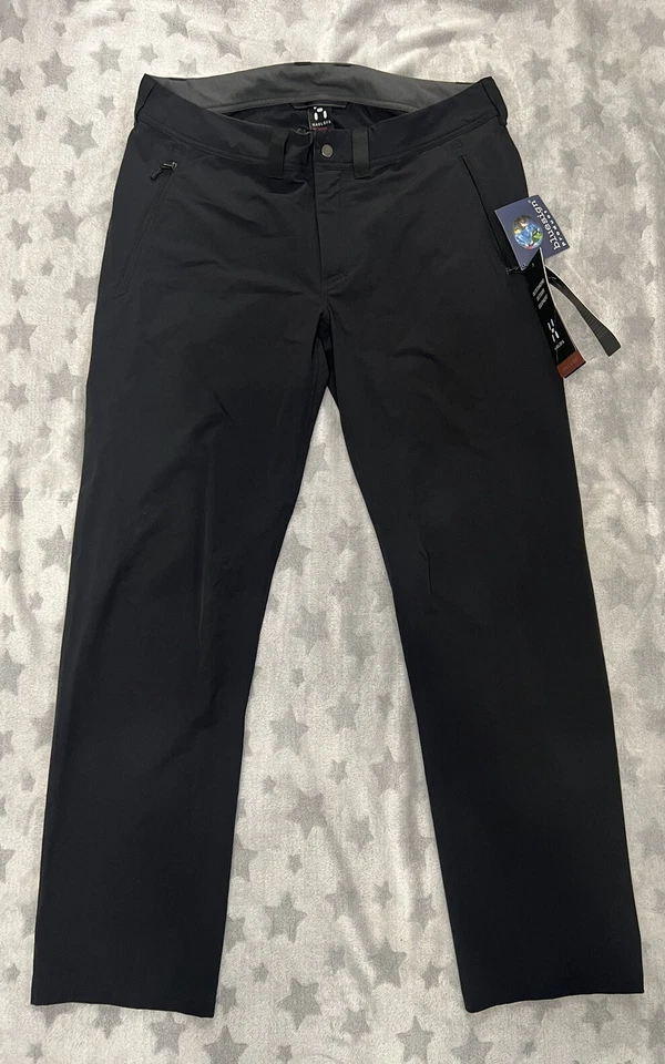 Pantalones para mujer Haglofs Shale Q al aire libre senderismo elásticos negros talla EU 46, US 12 Foto 2 de 4
