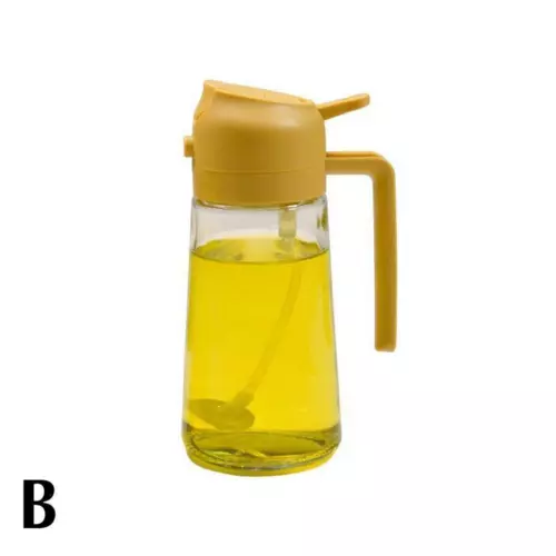 2-in-1 450ML Glass Oil Sprayer and Dispenser Spray Bottle Cooking Dispensers - Picture 13 of 19