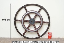 old boat wheel boat steering wheel yacht boat wheel wooden - FREE DELIVERY