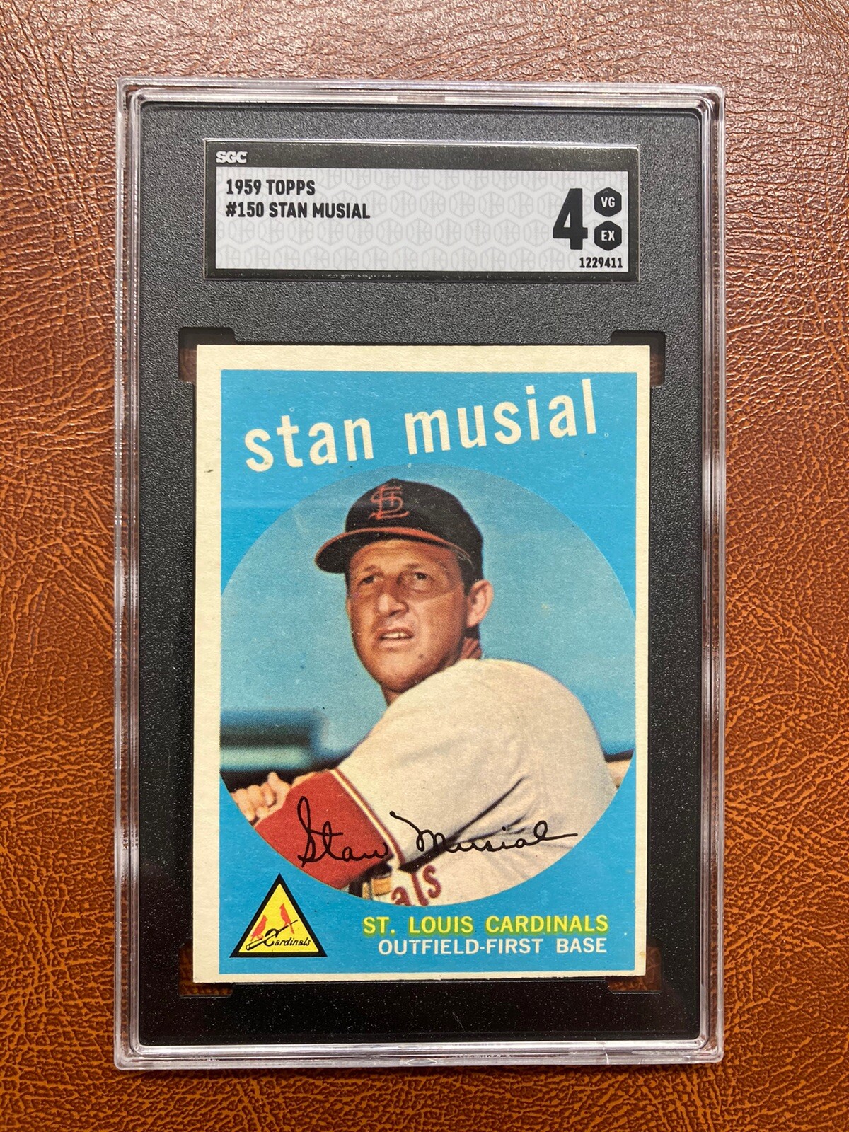 1959 Topps #150 Stan Musial SGC 4 ( HOF ) The Man!!