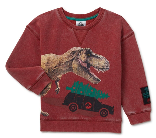 Jurassic Park Baby Boys Festive Crewneck Sweatshirt Size 18M