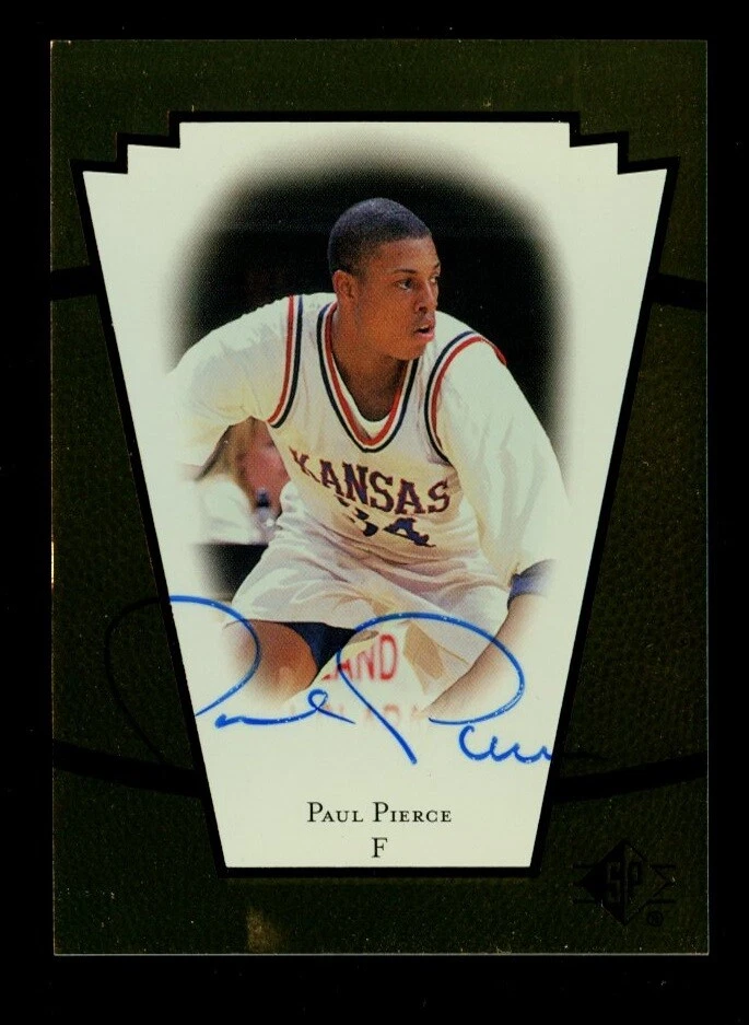 1998 Upper Deck Paul Pierce Auto Rookie Top Prospects PP RC Check 