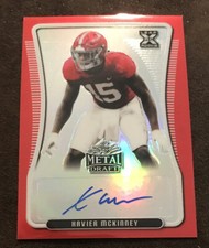 2020 Leaf Metal Draft RED Refractor XAVIER MCKINNEY RC Auto SSP 4/5 Alabama