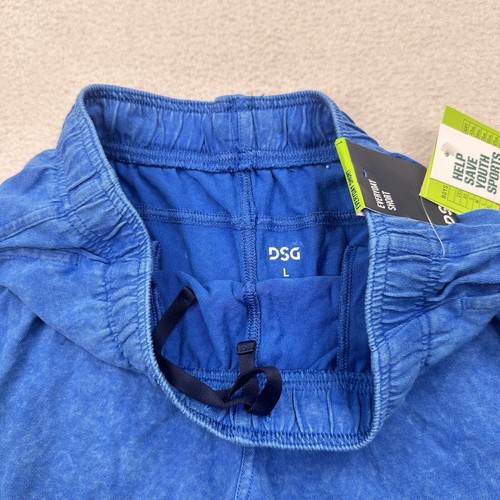DSG Boys Cotton Jersey Shorts Size Large Youth Blue Comet Wash Everyday Casual - Picture 5 of 7