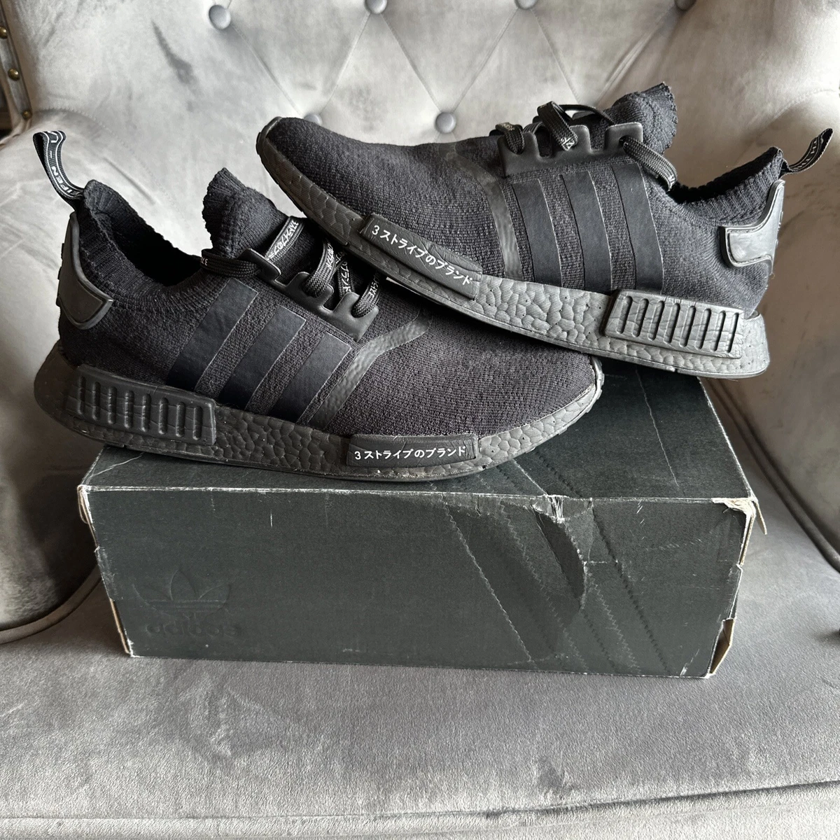 adidas gazelle silver green womens ADIDAS x Pharrell NMD Human Race Black main image 0
