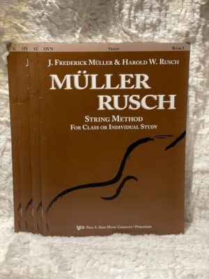 Muller-Rusch String Method Book 2 - Violin 52VN | Published by KJOS